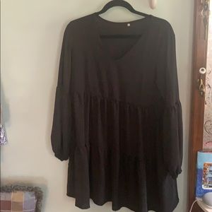 Black babydoll dress - never worn!